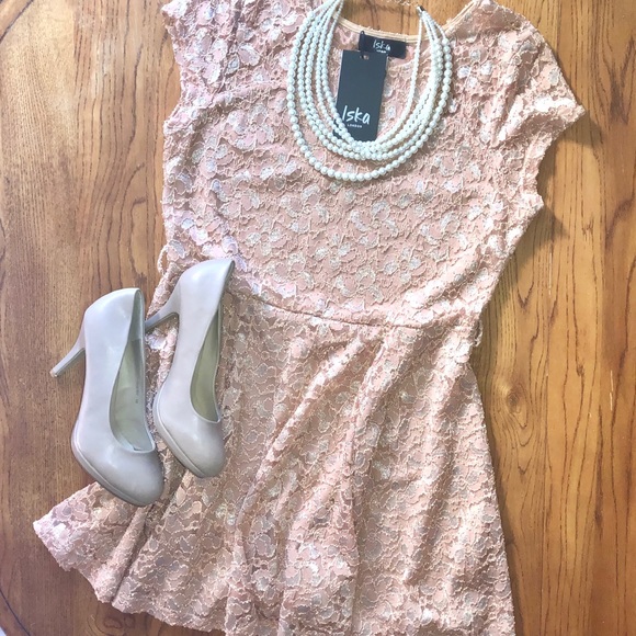 NWT Women's Gold/Apricot Dress size XL Iska London - Picture 2 of 8